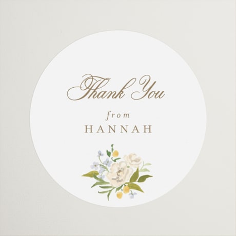 Bridal Shower Favor Stickers