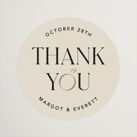Engagement Party Favor Stickers