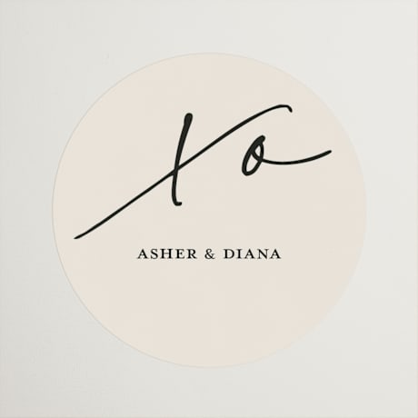 Engagement Party Favor Stickers