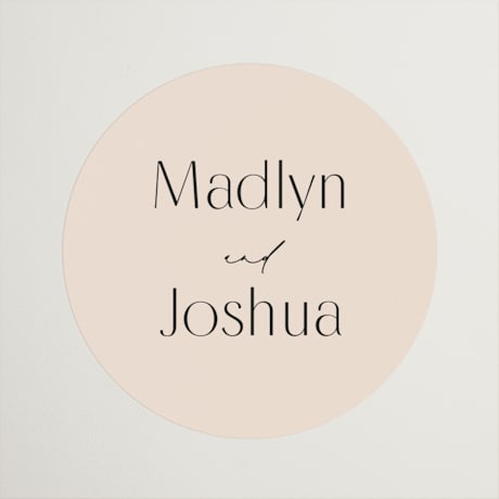 Rehearsal Dinner Favor Stickers