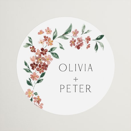 Rehearsal Dinner Favor Stickers