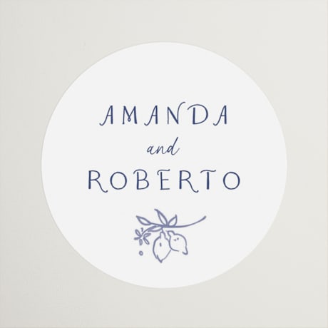 Rehearsal Dinner Favor Stickers