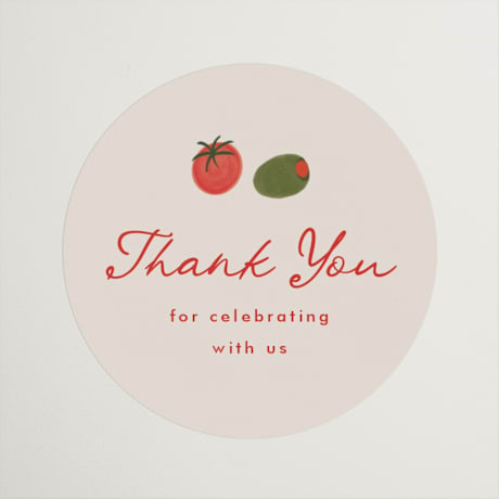 Rehearsal Dinner Favor Stickers