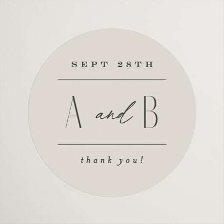 Wedding Favor Stickers
