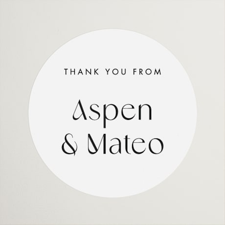 Wedding Favor Stickers