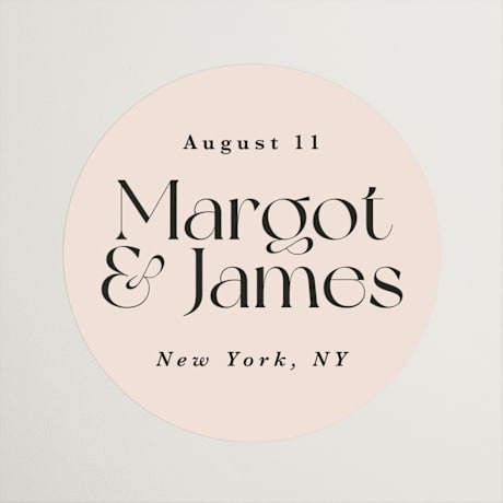Wedding Favor Stickers