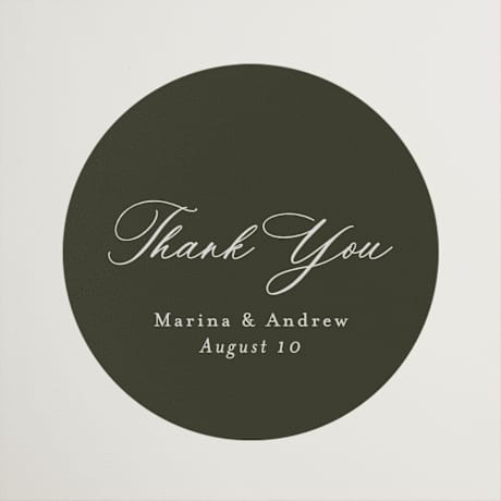 Wedding Favor Stickers
