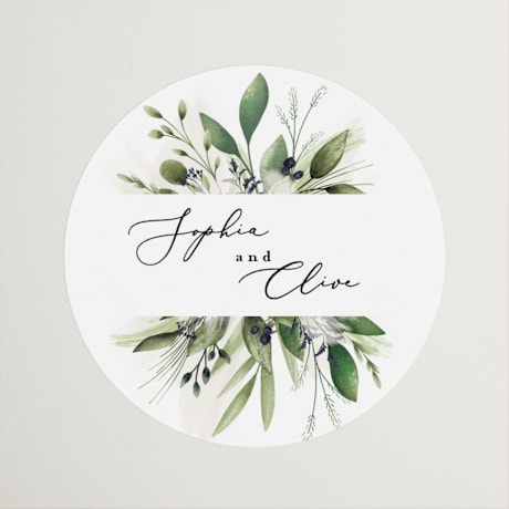 Wedding Favor Stickers