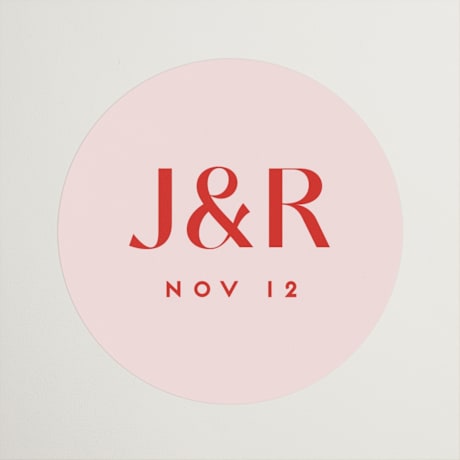 Wedding Favor Stickers