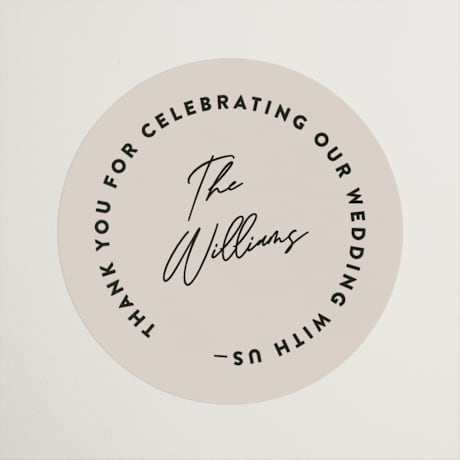 Wedding Favor Stickers