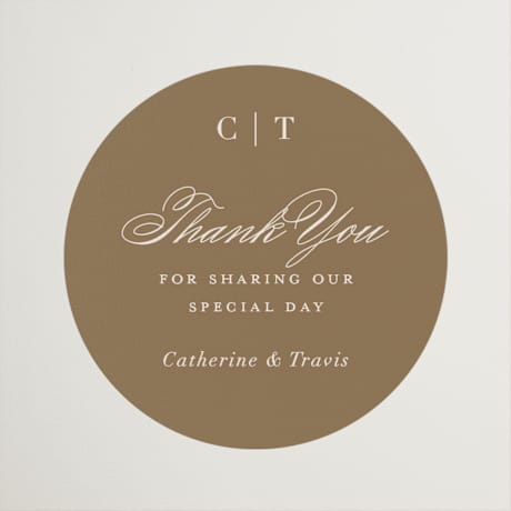 Wedding Favor Stickers