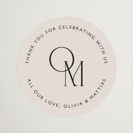 Wedding Favor Stickers
