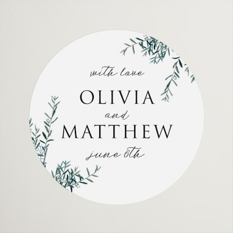 Wedding Favor Stickers