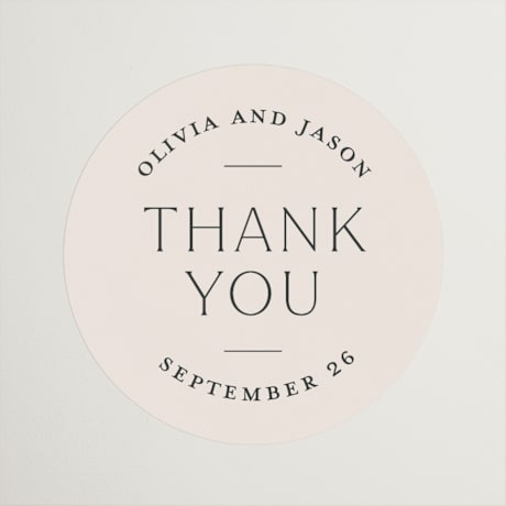 Wedding Favor Stickers