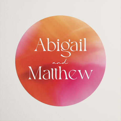 Wedding Favor Stickers