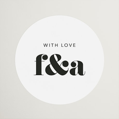 Wedding Favor Stickers