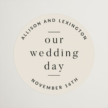 Wedding Favor Stickers