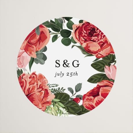 Wedding Favor Stickers