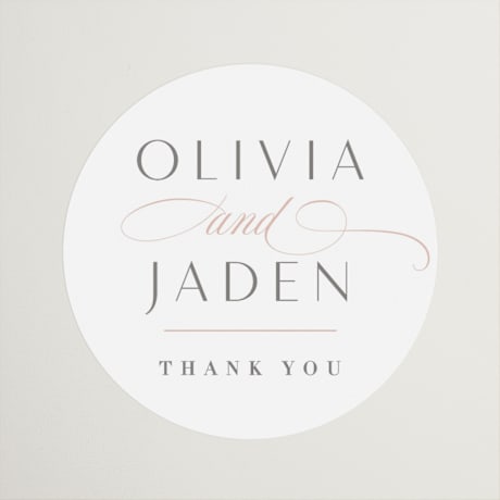 Wedding Favor Stickers