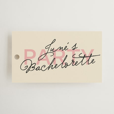 Wedding Favor Tags