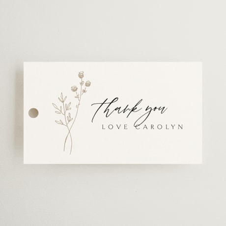Bridal Shower Favor Tags
