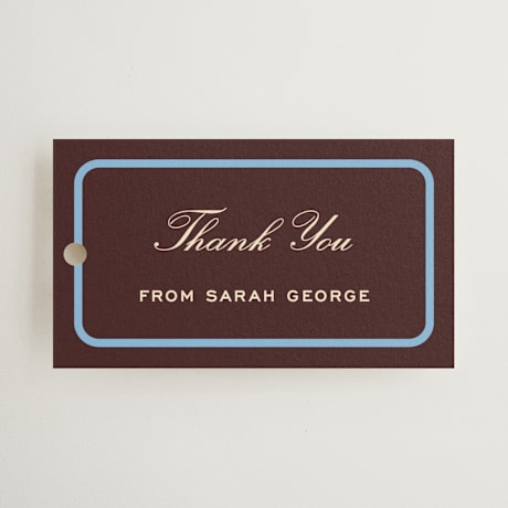 Bridal Shower Favor Tags