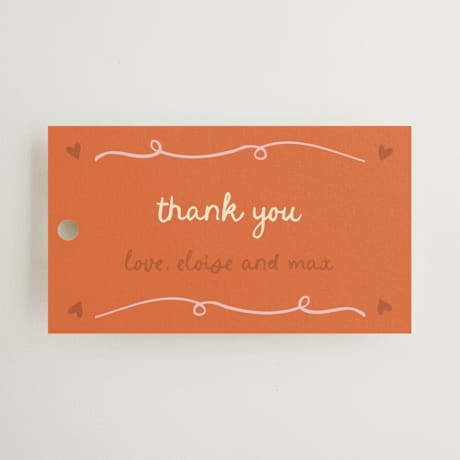 Engagement Party Favor Tags