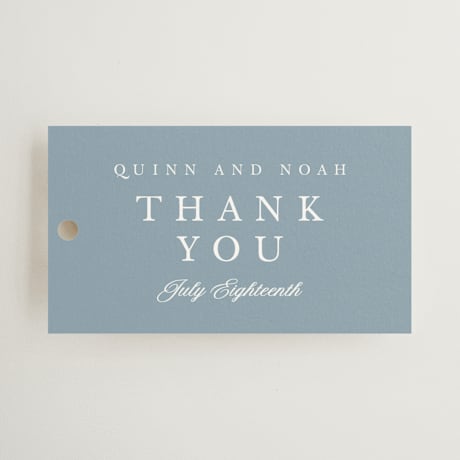 Wedding Favor Tags