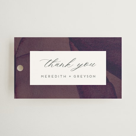 Wedding Favor Tags