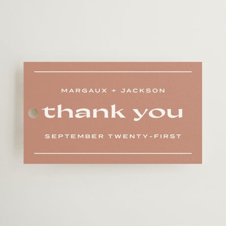 Wedding Favor Tags