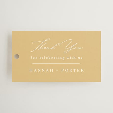 Wedding Favor Tags