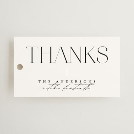 Wedding Favor Tags