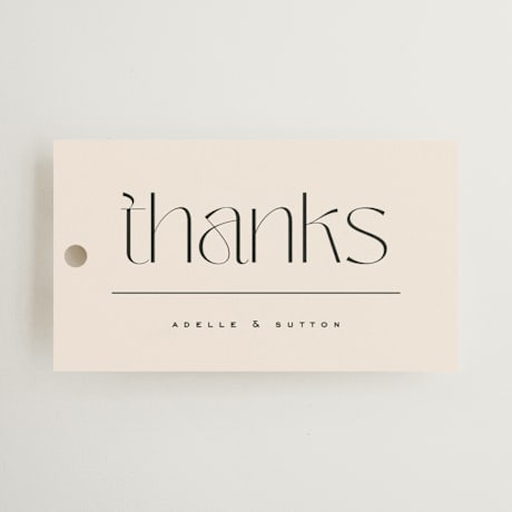 Wedding Favor Tags