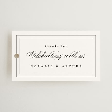 Wedding Favor Tags