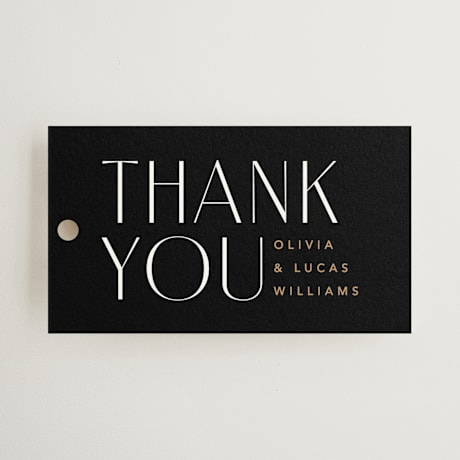 Wedding Favor Tags