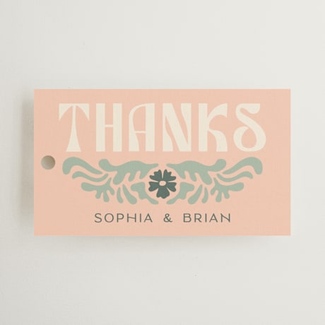 Wedding Favor Tags
