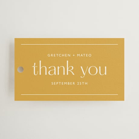 Wedding Favor Tags
