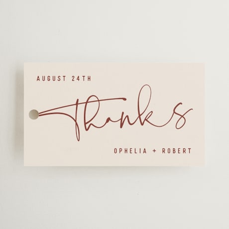 Wedding Favor Tags