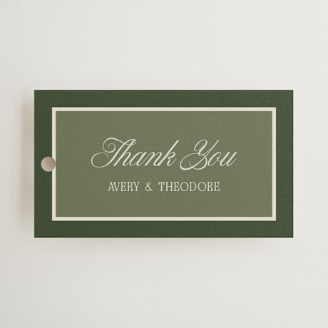Wedding Favor Tags