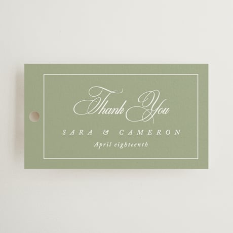 Wedding Favor Tags