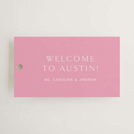 Wedding Favor Tags