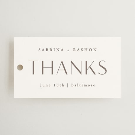 Wedding Favor Tags