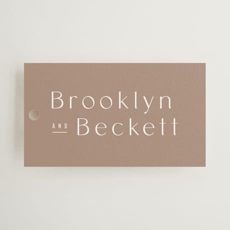 Wedding Favor Tags