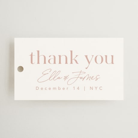 Wedding Favor Tags