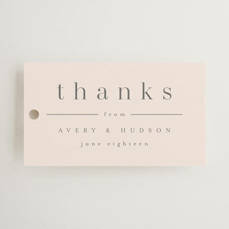 Wedding Favor Tags