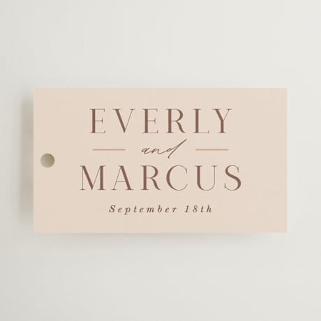 Wedding Favor Tags