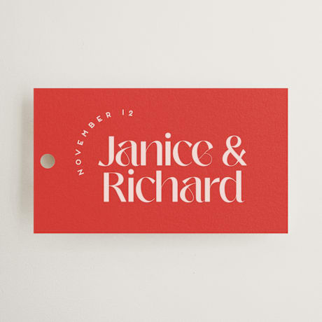 Wedding Favor Tags