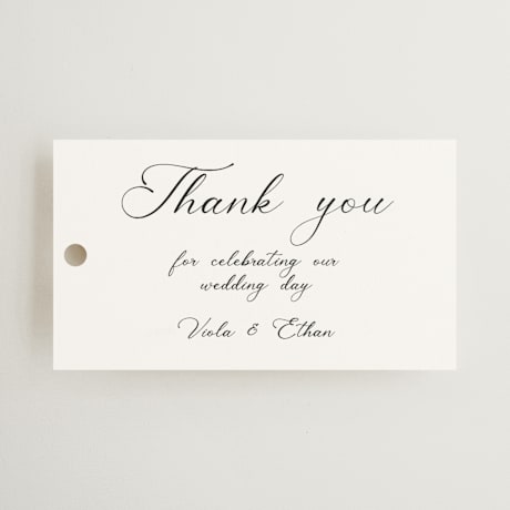 Wedding Favor Tags