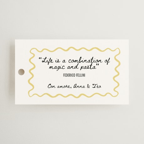 Wedding Favor Tags