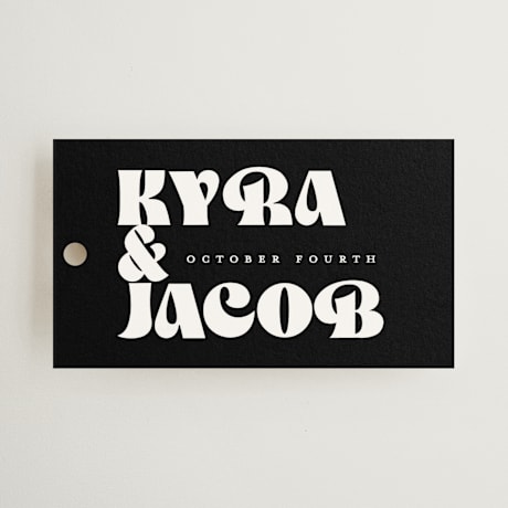 Wedding Favor Tags